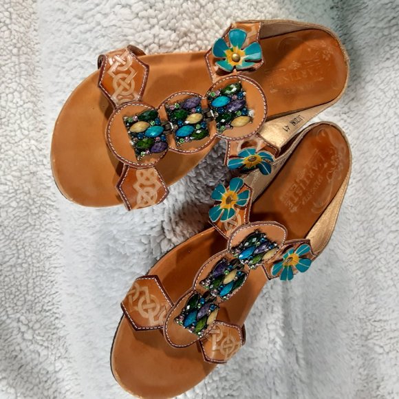 L'Artiste by Spring Step Size 10 Leather Slip On - Picture 2 of 7